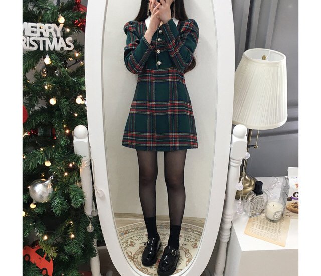 Christmas Vintage Dress
