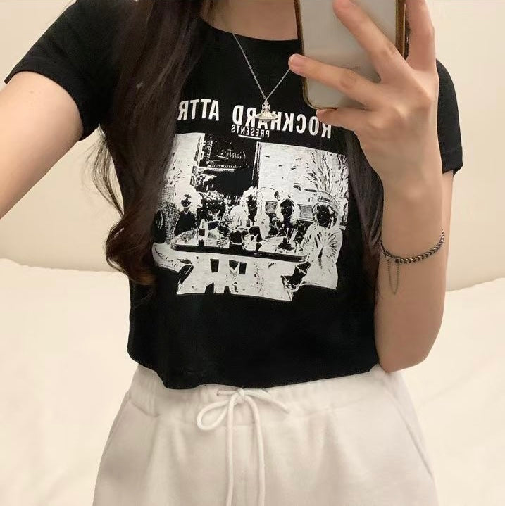 Rock & Roll Crop Tee