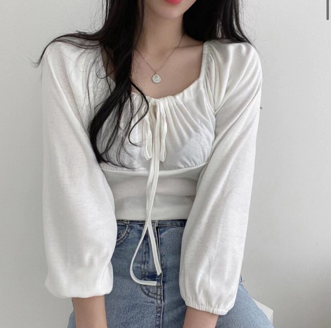 綁帶蝴蝶結Top