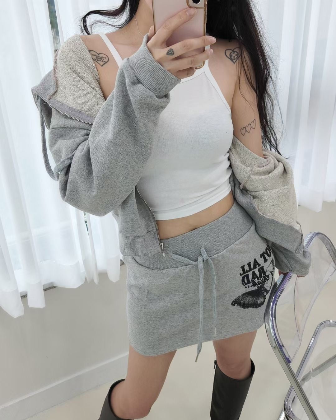 純棉拉鍊外套