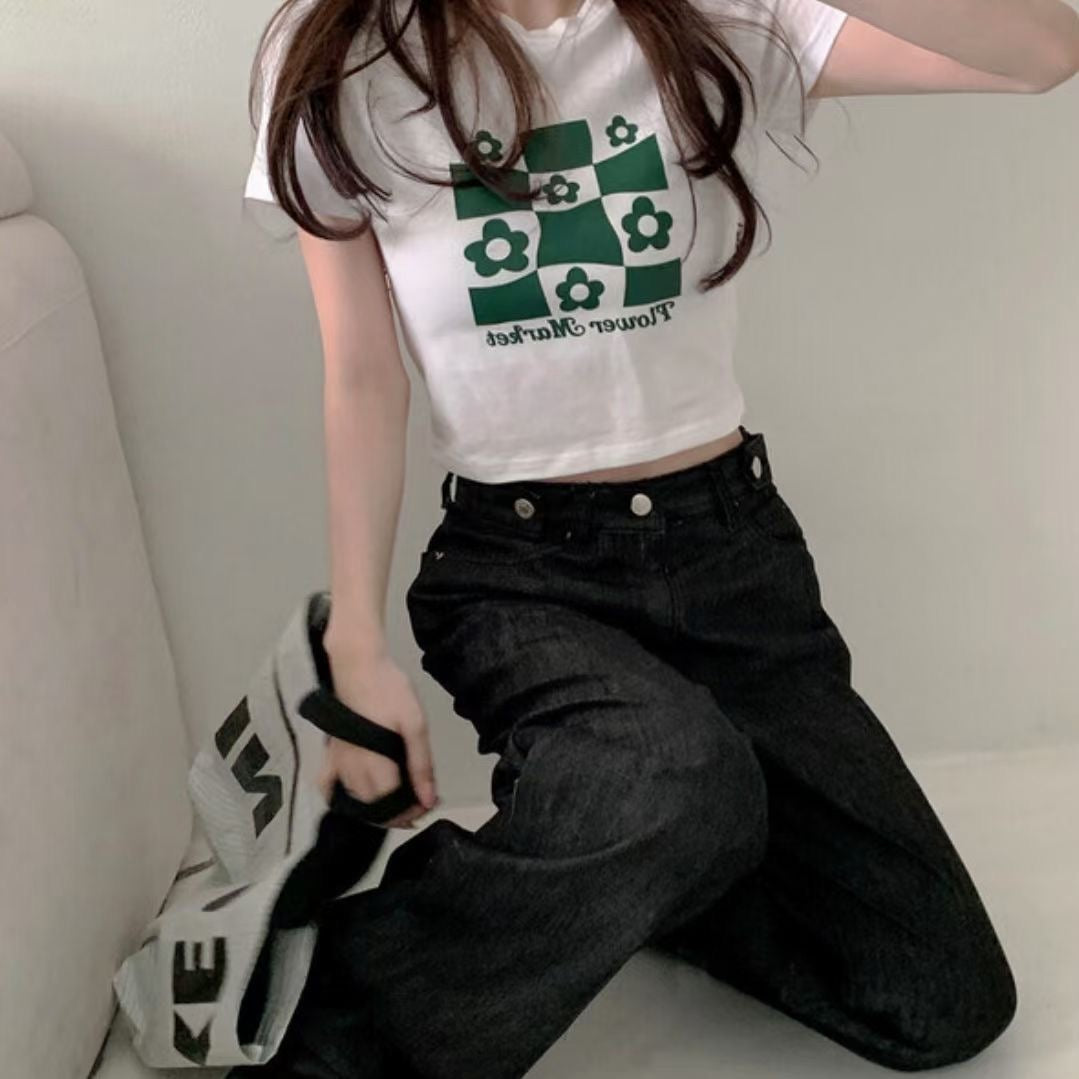 Flower Market Crop Tee