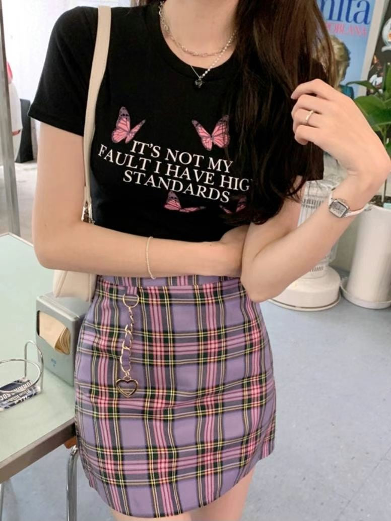 Butterfly Crop Tee