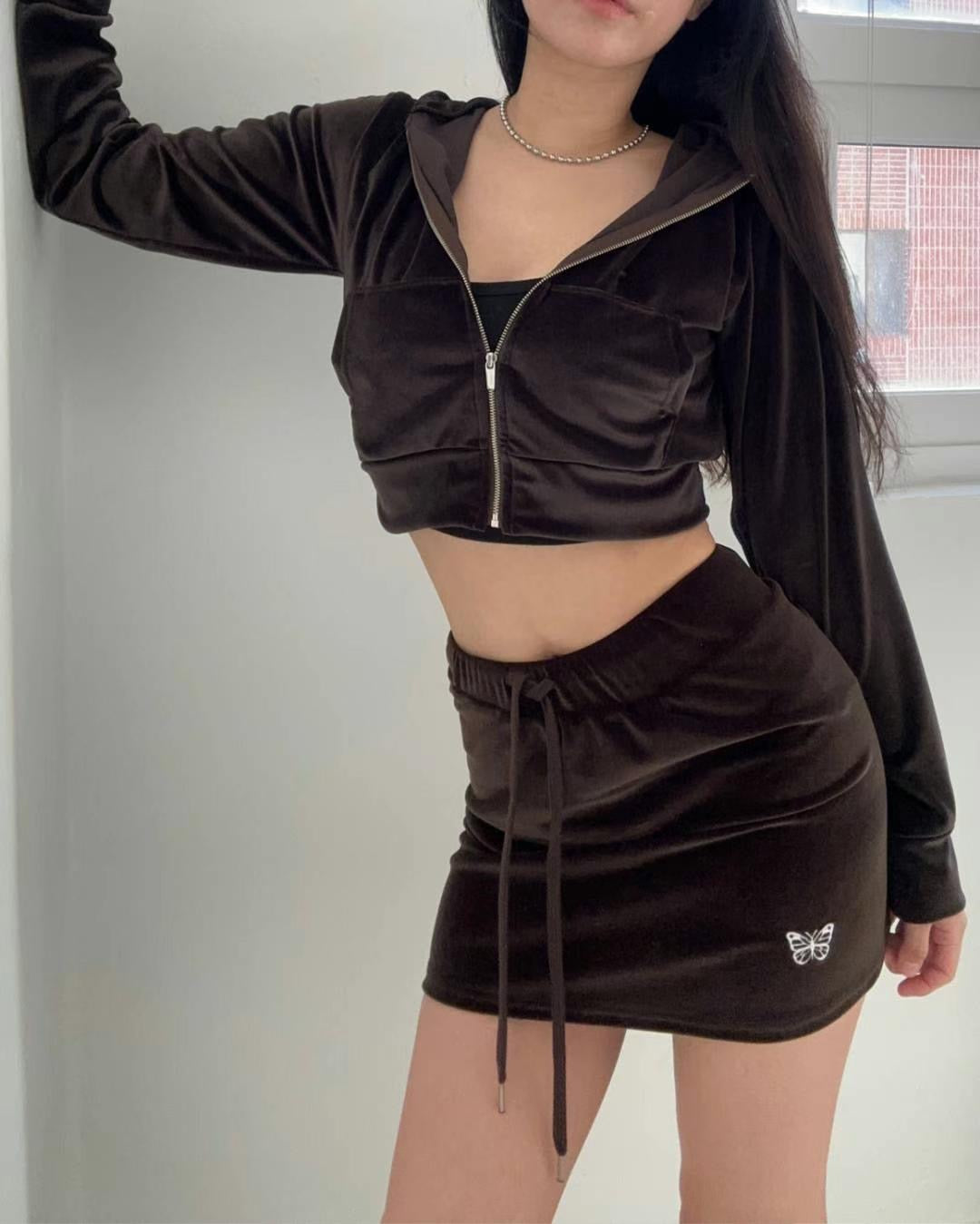 Velvet Butterfly Set
