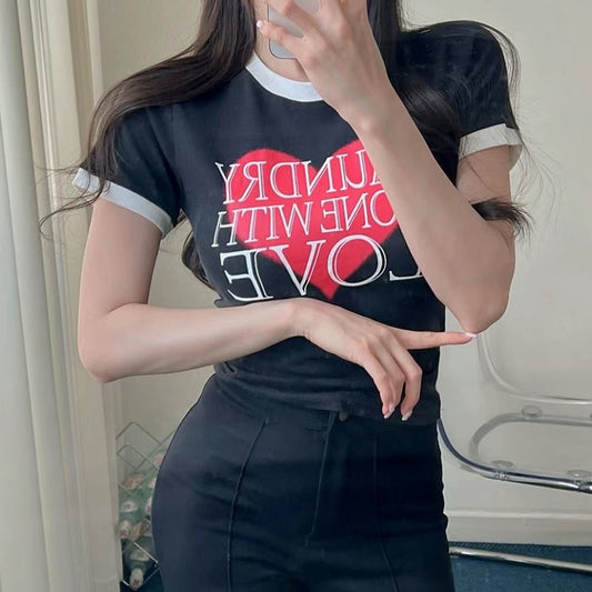 Done With Love Crop Tee