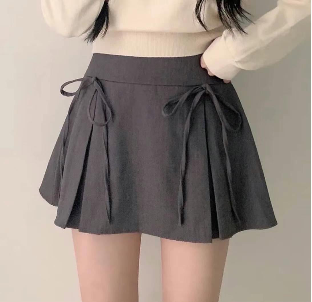 Double Tint Ribbon Skirt