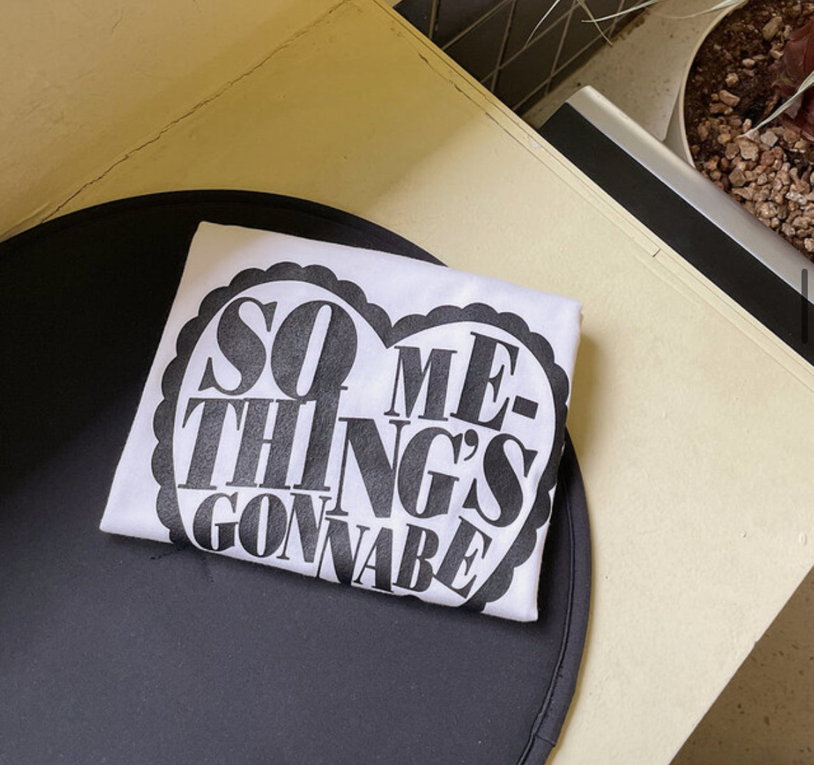 Somethings Gonna Be Fine Crop Top