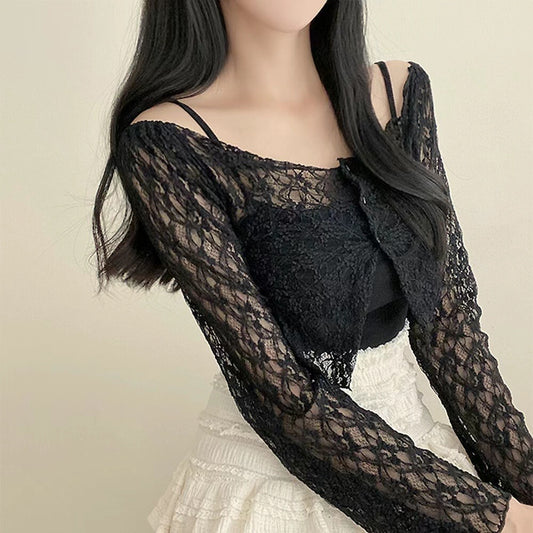 Lace Button Cardigans