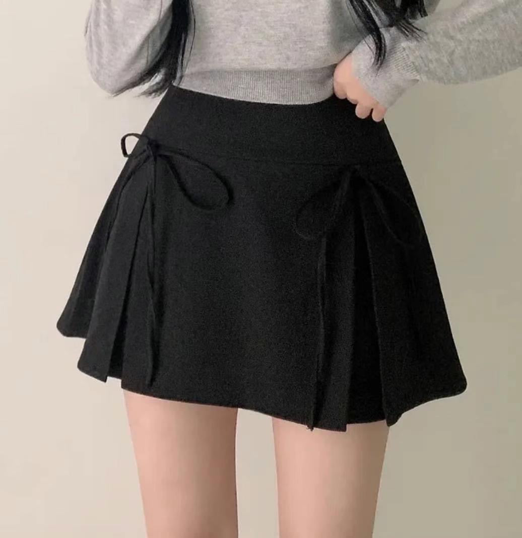 Double Tint Ribbon Skirt