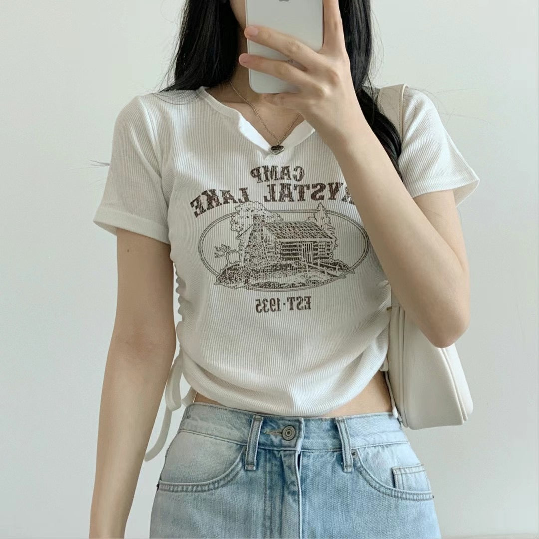 Vintage House Crop Tee