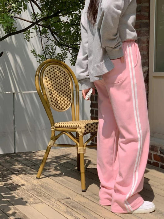 Double line 休閒棉質長褲