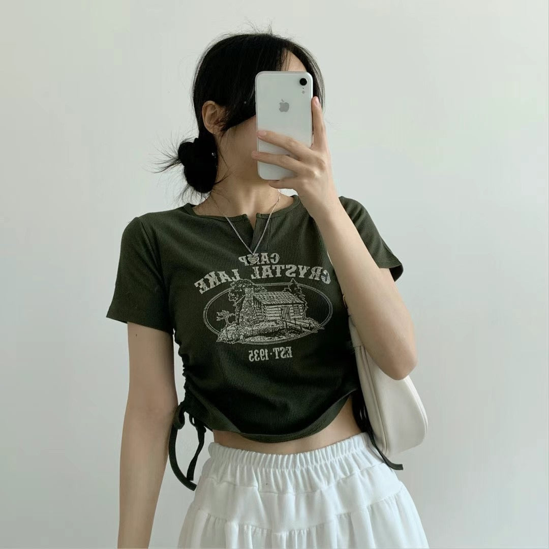 Vintage House Crop Tee