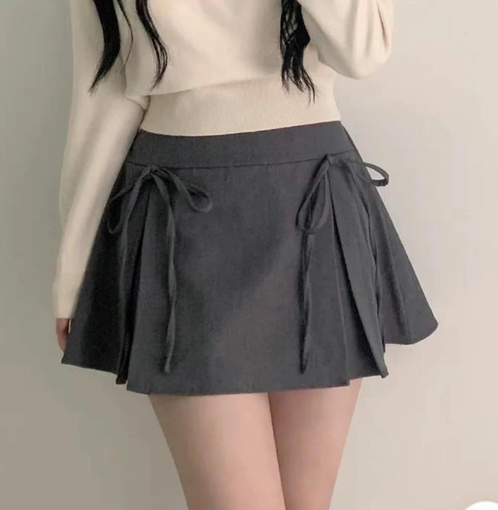 Double Tint Ribbon Skirt