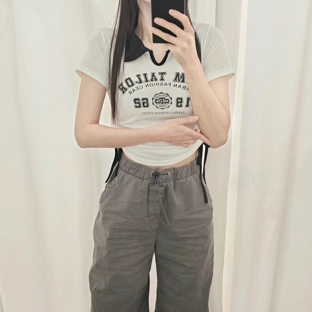 Vintage Tailor Crop Tee