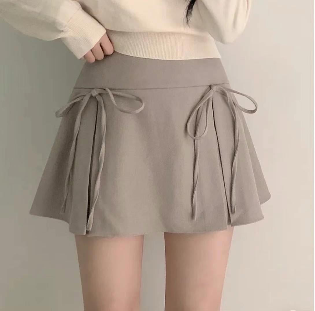 Double Tint Ribbon Skirt