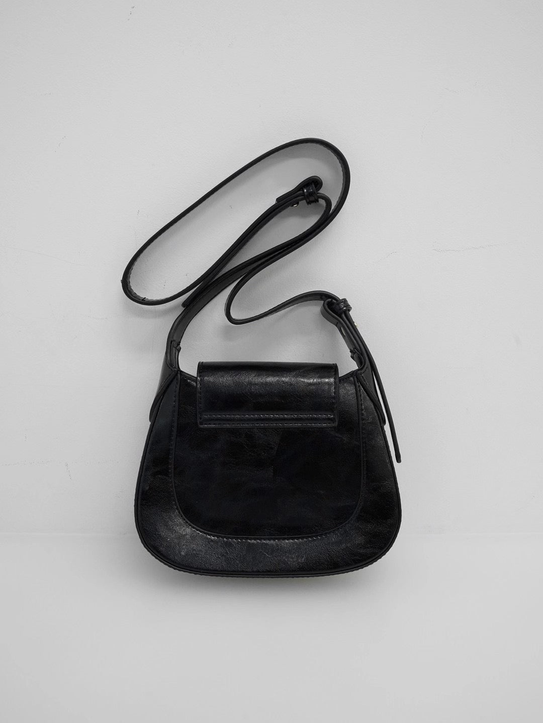 Vintage Mini Leather Saddle Bag