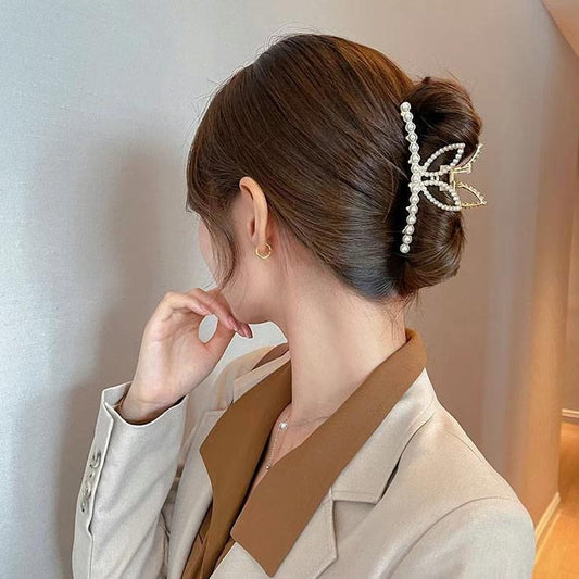 可愛珍珠兔耳鯊魚夾