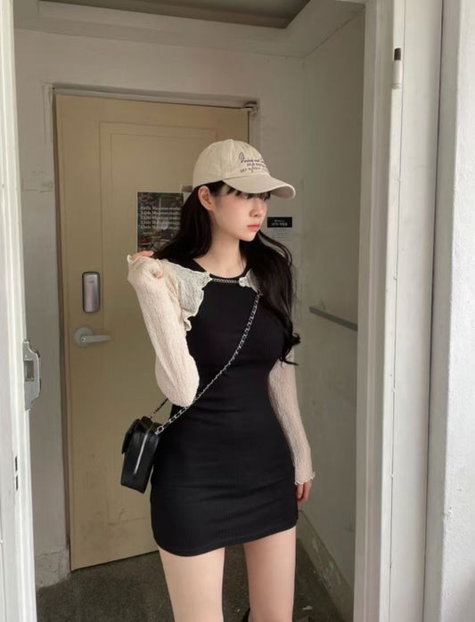 掛鏈木耳邊迷你小外套