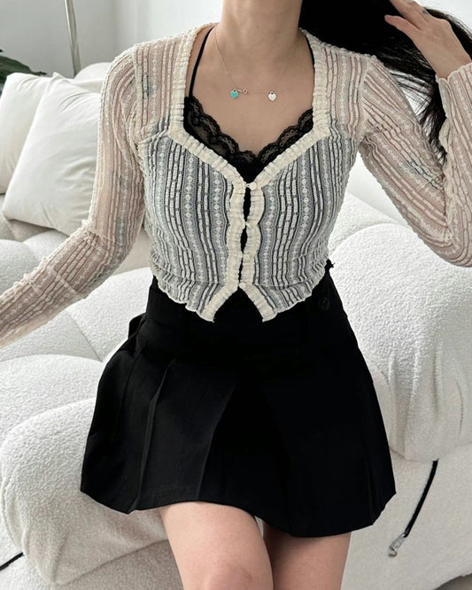 性感蕾絲透視Cardigans