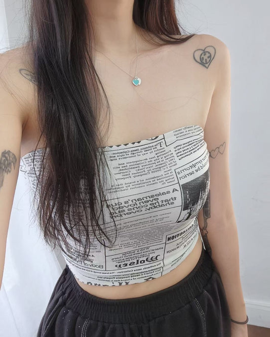 Vintage Paper  Tank Top