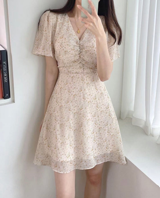 Romantic Jasmine Floral Dress