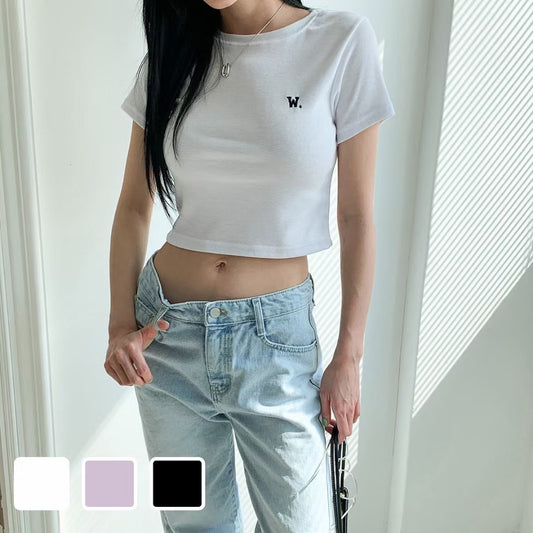 Logo W. Crop Tee