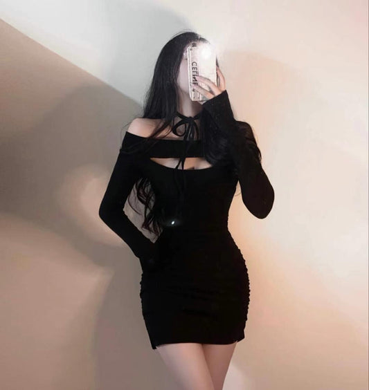 鏤空綁帶蝴蝶性感Ops