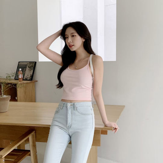 9色選!!百搭極幼帶吊帶小背心